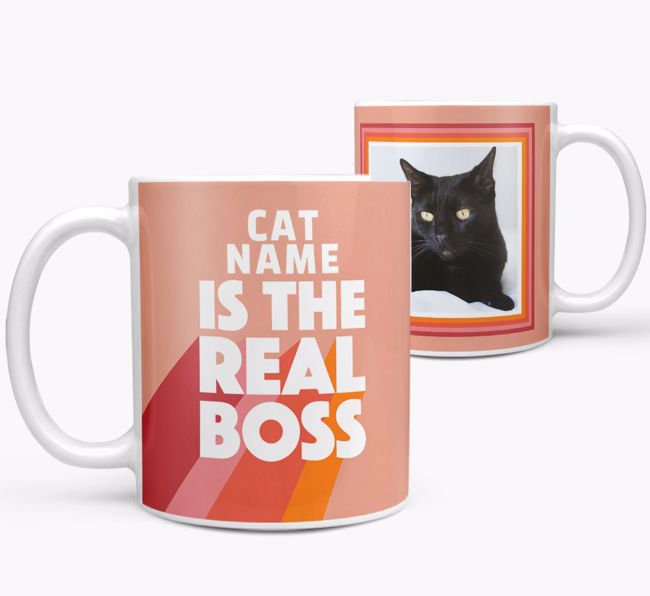'Real Boss' - {breedCommonName} Photo Upload Mug